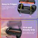 3 x WAXITY [Fit For switch1/2] Hand Grips for Switch 2 (2025)/OLED, Ergonomic Comfort&Wear-Resistant Handle Grips for Joy Cons Controller Accessories Kit Control Handle for Switch 2 (Black)