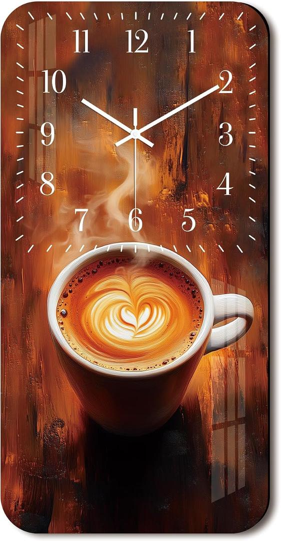 Large Farmhouse Clocks for Wall - 24 Inch Analog Kitchen Clocks Wall Battery Operated - Vintage Rustic Wall Clocks Silent Non Ticking for Living Room Office Home Decor, 11.63*22.83inch