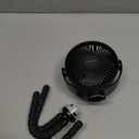 Momcozy 8000mAh Portable Stroller Fan | 27H Ultra-long Battery Life | Detachable 4 Speed 360Rotate | 2 Modes LED Night Light, USB Rechargeable Handheld Cooling Fan for Travel, Car Seat, Bedroom (Black)