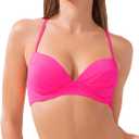 Smart & Sexy Women's Swim Convertible Push-up Bikini Top Swimwear Secret Line (36C)