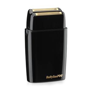 METALFX Double Foil Shaver, Handheld Electric Razor for Travel, Portable Cordless Close Face Shaver for Head, Beard, & Neck (Black)