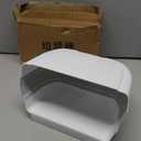 Hanging Folding Mini Trash Can for Kitchen Cabinet Door, Small Collapsible Garbage Bin Under Sink,Wall Mounted Waste Bin- Container Cabinet/Bedroom/Bathroom (3L)(White)