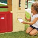 Little Tikes Cape Cottage Playhouse with Working Door, Windows, and Shutters - Tan, Toddlers Ages 2+ Years, Small