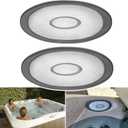 2-Pack 2472-826 Oval Pillow Insert + Back Mount for Jacuzzi J-300 Series Hot Tub(2007-2013), Hot Tub J300 Pillow