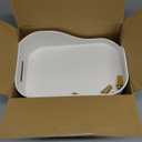 Makeup Organizer with Drawers,Skincare Organizer for Vanity,Storage Box with Handle,Large Cosmetic Display case for Dresser, Bathroom Countertop (White)