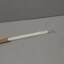 24 Inch Replacement Towel Bar for Ceramic Holder - Cut to Fit Any Size, Spring Loaded Adjustable Plastic Towel Rod for Porcelain Holders, No Demolition Installation, Rental & Vintage Bathroom Friendly (White)