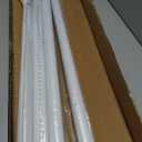 Extra Long Tension Rod 41-165inch Heavy Duty Tension Curtain Rods no Drilling Outdoor Curtain Rod for Patio,Windows,Shower,Doorway,Spring Rods Diameter 1.26inch White