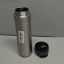 Contigo Cortland Chill 2.0 Vacuum-Insulated Stainless Steel Water Bottle, Spill-Proof Sip Technology, Interchangeable Lid, 24oz, Steel/Licorice, Perfect for Fitness Travel Everyday Use (Single Pack)