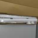 ALLZONE Adjustable Tension Curtain Rod, 42 to 78 Inches, Spring Loaded Curtain Rods No Drilling, Renter Friendly Tension Rod for Windows, Shower, Closet, No Drill, Non-Slip, White