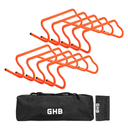 GHB Agility Hurdles Speed Agility Training Hurdles, Detachable Sturdy Hurdles Training Equipment Set with Carry Bag for Kids,Athletes,Soccer,Basketball