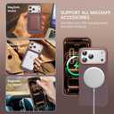 BENTOBEN Carbon Fiber for iPhone 17 Pro Case 2025 [Compatible with MagSafe] Magnetic Fashion Phone Case iPhone 17 Pro 6.3" Slim TPU Bumper with Drop Protection Women Men Cases Cover, Desert Titanium