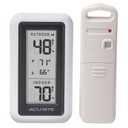 AcuRite Digital Thermometer with Indoor, Outdoor Temperature and Daily High and Lows (00424CA), White (Themometer)