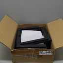 Side Table Set of 2, Small Round End Table with Storage Shelf for Small Space, 2-Tier Bedside Table Sofa Couch Table, Night stands Set of 2 Accent Table for Living Room, Bedroom, Grey