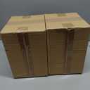 2 x Clear Plastic Storage Bin with Lid, Stackable Storage Boxes Organizing Bin for Pantry, Kitchen, Cabinets, Wardrobe, Closet, Dresser, Bathroom Storage and Organization (2pc-10x6.7x5.3)