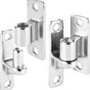 4 PCS 304 Stainless Steel Heavy Duty Gate Hinges with 5/8'' Pin for Wooden Fences & Gates
