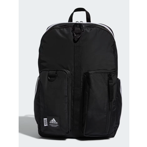 adidas Iconic 3 Stripe Backpack, Black/White, One Size