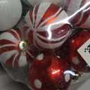 30PCS Christmas Ball Ornaments, 2.36" Red Green White Xmas Balls Decoration, Shatterproof Christma Balls Ornaments for Xmas Tree, Painting & Glittering Hanging Ball for Party Event