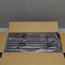 Laiensia Double Rods Garment Rack with Wheels, Clothing Rack for Hanging Clothes,4 Hooks, Multifunctional Bedroom Clothes Rack, Black