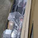 Novilla Queen Bed Frame with Headboard, Bed Frame Queen Size with Wood Slats Support,Linen Upholstered Adjustable Headboard, No Box Spring Needed, Heavy Duty Feet, Easy Assembly, Dark Grey