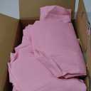 sancua 6 Pack Pink Tablecloth 60 x 102 Inch, Rectangle Table Cloth for 6 Feet Tables - Stain and Wrinkle Resistant Washable Polyester Table Cover for Dining Tables, Christmas Buffet Parties