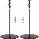 IFOOTAGE A400 Round Base Monopod, 79'' Light Stand Tripod Alternative, Aluminum Studio Camera Tripod Monopod Stand for Video Recording, Live Streaming, Interview, Payload 22lb (2 Pack)