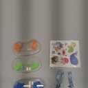 Hearprotek 3 Pairs Swimming Ear Plugs for Kids, Soft Silicone Reusable Waterproof Earplugs for Toddlers Bathing Swimming and Other Water Sports(Blue/Orange/Green)