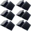 6Pcs Plastic Pet Dog Gate Support Feet - Triangular Isolation Fence Reinforcement Fittings - Anti Fall Free Standing Dog Gate Fence Panel for configurable Dog Gates and Pet Enclosures