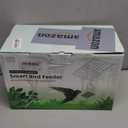 ABRCT Smart AI Bird Feeder with Camera Solar Powered, Fine Wood Camera Birds Feeder Outdoors, 10000+ Species Identify&Auto Capture, CCPA Data Protection, Ideal Gift for Bird Lovers(Metal Top)