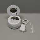 CXRUY Ultrasonic Retainer Cleaner - UV Dental Cleaning Pod Night Guard Cleaner for Dentures, Aligner, Braces, Toothbrush Heads, Jewelry (White)