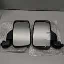 UTV Ranger Rear Side Mirrors Set Compatible With 2015-2024 Polaris Ranger 500 570 900 1000 XP Crew, Pro-Fit Profiled Tube