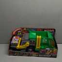 Large Motorized 19" Maxx Action Garbage Truck Toy Set with Lights and Sound Includes Dumpster, Trash Bin and Miniature Trash Pieces for Kids