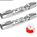 Hydraulic Hose Repair Kit, 1/2" Hydraulic Hose Field Repair Kit, 2pcs Reusable Heavy Duty Galvanized Carbon Steel Fittings