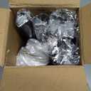 1 Inch Black Curtain Rods for windows,Heavy Duty Curtain Rods for Windows 66 to 120 Inch,Standard Decorative Window Curtain Rod Set with Brackets for bathroom Kitchen Bedroom Window,