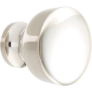 MNG Hardware 85414 Precision Cabinet Hardware Knob, 1-1/4", Polished Nickel (1.25 in)