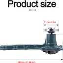 AULINK Water Pump 15521-73039 15521-73033 6653941 6684225 For Kubota Engine L235 L275 L355S L3350 L4350 R420 R520 V1902 V2003 V2203 V2403 D1703 D1402 Bobcat S175 S185 S150 643 645 743 751 753 763 773