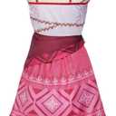 Princess Costume for Women & Girls, Teens Adults Princess Dress for Halloween Dress Up Cosplay (X-Small, Red)