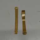 FitTurn Compatible with Fitbit inspire 3 metal band, Replacement Stainless Steel Mesh Watch Band Quick Release Metal Smart Strap for Fitbit inspire 3 Health & Fitness Tracker Watch (Gold)