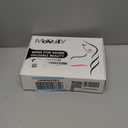 morvally Short Black Wavy Bob Wig with Bangs for Women 16 Inches Natural Synthetic Hair Wavy Wigs