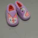 OWIF Toddler Slippers Boys Girls Little Kids House Slipper Cute Warm Soft Indoor Bedroom Shoes with Non-slip Sole 4-5T