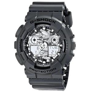 Casio Men's XL Series G-Shock Quartz 200M WR Shock Resistant Resin Color: Grey With Camo Face (Model GA-700UC-8ACR)