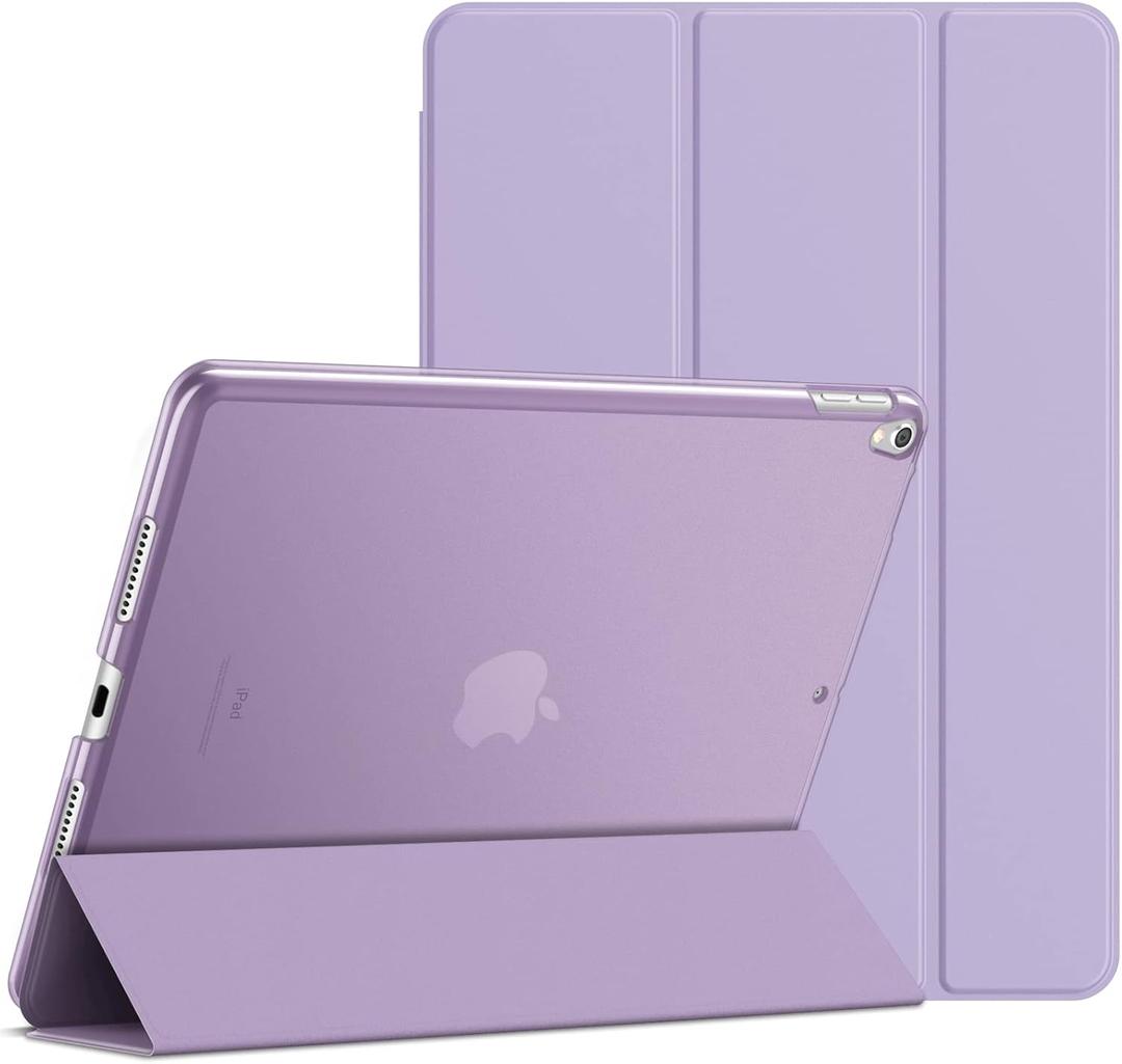 JETech Case for iPad Pro 10.5-Inch and iPad Air 3 (10.5-Inch 2019, 3rd Generation), Smart Cover Auto Wake/Sleep Cover (Light Purple)