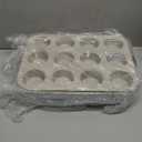 2-Pack Beige Muffin Pan, Non-Stick 12-Cup Cupcake Pan with Lid, Cupcake Pan with Lid and Handle, Perfect for Holidays, Birthdays, and Family Gatherings