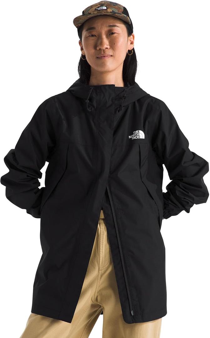 The North Face Women's Antora Rain Parka, TNF Black, Medium