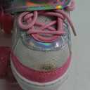 Nattork Girls Roller Skates for Kids, 4 Size Adjustable Rainbow Quad Skates with All Light Up Wheels - Best Birthday Gift for Outdoor Sports, S