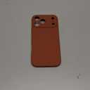 Vooii Magnetic for iPhone 17 Pro Max Case, Compatible with Magsafe (Premium Liquid Silicone) (Integrated Camera Control Button) Full Body Protective Anti-Scratch Microfiber Lining 6.9 inch, Caramel