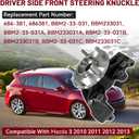BBM2-33-021C Left Front Steering Knuckle Compatible with 2010-2013 Mazda 3