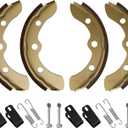 Golf Cart Brake Shoes Spring Kit for Club Car 1995-Up DS and Precedent/Brake Shoes Kit for 1995-Up Club Car DS&Precedent and 2018-Up Tempo, OEM#1018232-01, 1018163-01 (Gold)