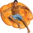 Swimline Giant Inflatable Baseball Glove Pool Float , Brown, 62"/50"/16"