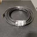GE 25ft 4K HDMI 2.0 Cable with Ethernet, Gold-Plated Connectors, Black, 48723