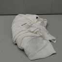 VOTEPRETTY Women's 2026 Summer Boho Maxi Dresses Flutter Short Sleeve V Neck Casual Beach Wedding Guest Vacation Long Dress (Medium, White)